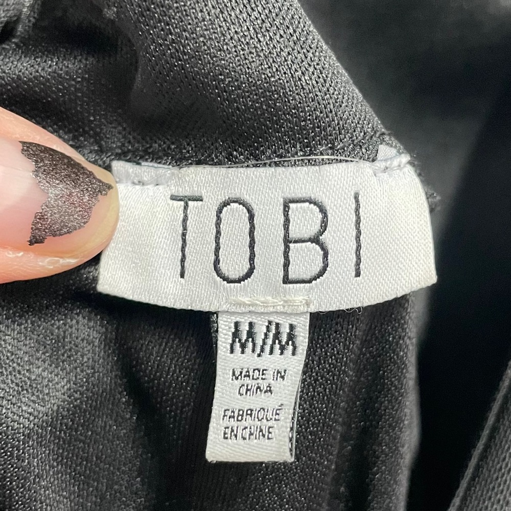 Tobi size medium black strap dress - Picture 3 of 6